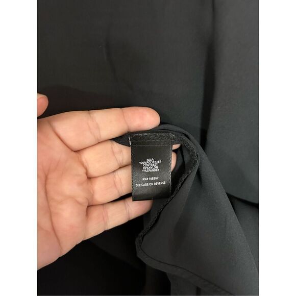 Torrid Size 5 Lace and Silky Feeling Black Blouse - Picture 3 of 4